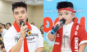 Con trai Dương Lâm tự tin đi casting, phối hợp nhịp nhàng cùng ba trên sân khấu
