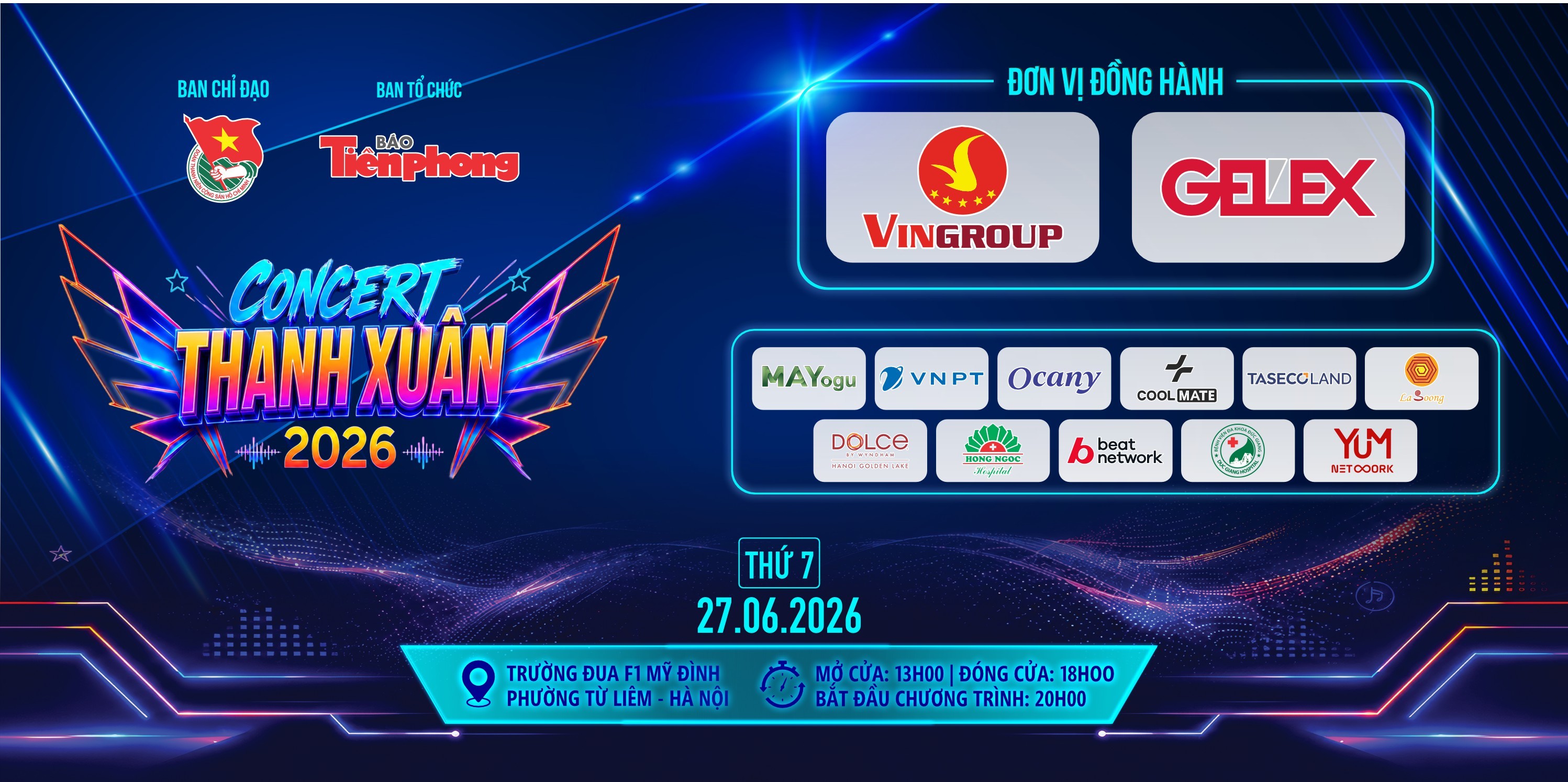 Cụm logo concert Thanh Xuan