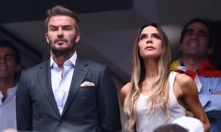 Nhà Beckham, chàng thơ nước Pháp gây sốt khán đài VIP trận Pháp - Tây Ban Nha