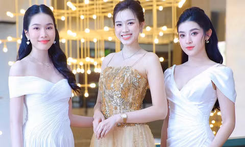 Hoa hậu Đỗ Thị Hà, Ngọc Hân và dàn á hậu dự kỷ niệm 20 năm báo điện tử Tiền Phong