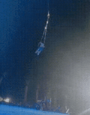 Hiện trường vụ tai nạn khiến diễn viên xiếc qua đời.