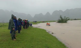 Dắt trâu lên núi tránh lũ, một nam sinh ở Quảng Trị mất tích 