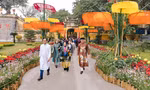 Lần đầu tiên có Đường hoa Tết trong không gian Di sản Văn hóa Thế giới Hoàng thành Thăng Long
