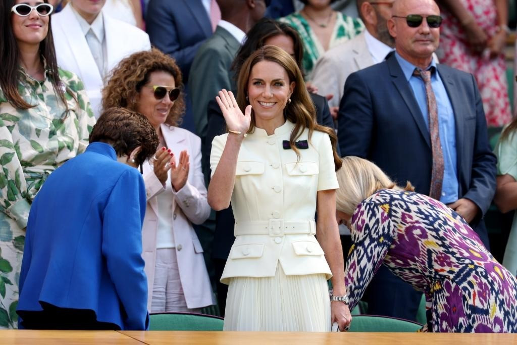 Công nương Kate là một trong những điểm nhấn của Wimbledon. Ảnh: Getty Images. k1.jpg