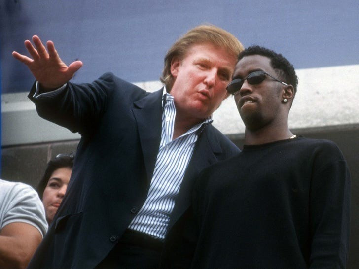 Ông Trump và Diddy từng qua lại trong quá khứ. Ảnh: Shutterstock. t2.jpg