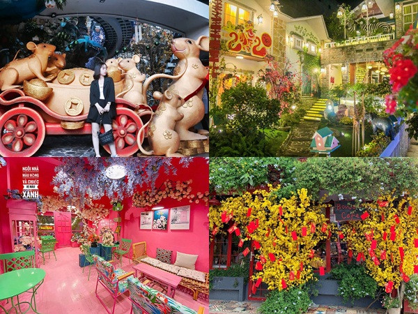 Tha hồ sống ảo với 4 quán cà phê trang trí rực rỡ đón Tết tại TP.HCM
