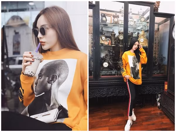 Mùng 2 Tết: Kỳ Duyên - Jolie Nguyễn không hẹn mà cùng mặc một chiếc áo