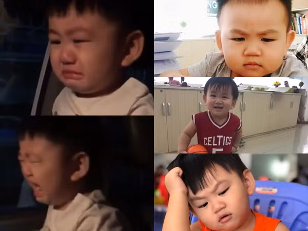 Cậu bé khóc ngất đòi "đi bão" khiến dân mạng cười nghiêng ngả