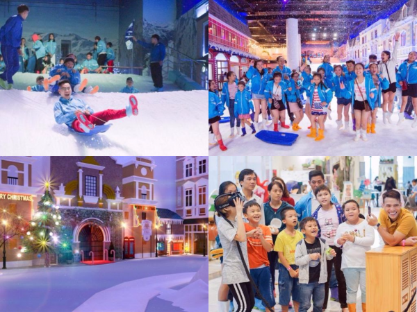 Không cần vi vu châu Âu, teen vẫn có thể tha hồ nghịch tuyết tại Sài Gòn mùa Đông này!