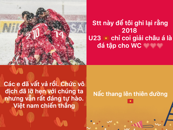 Cả Facebook đang muốn nói với các chàng trai U23 rằng: "Về nước nhanh nhé, có fan chờ"!