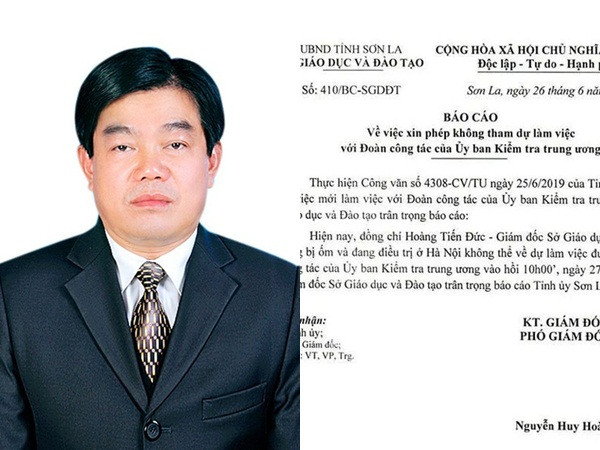 Giám đốc Sở GD&ĐT Sơn La “cáo bệnh”, chưa làm việc với đoàn kiểm tra Trung ương
