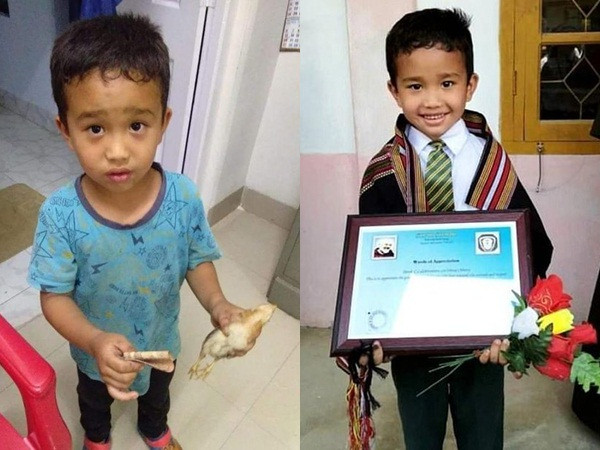 Đạp xe cán nhầm gà con, em bé mang tiền và gà đến bệnh viện nhờ cứu chữa