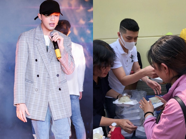 Noo Phước Thịnh xuất hiện trong buổi phát cơm từ thiện giữa ồn ào bị kiện bản quyền 