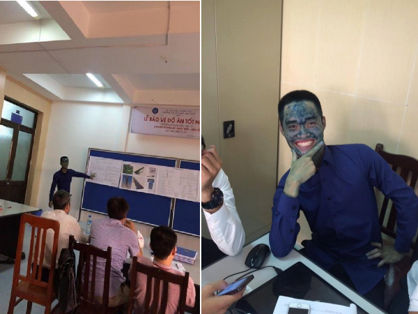 Bị thủy đậu “xanh lét" toàn thân, chàng trai này vẫn quyết tâm bảo vệ đồ án tốt nghiệp