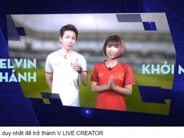 Tham gia “V LIVE Creator Audition” cùng Khởi My và Kelvin Khánh