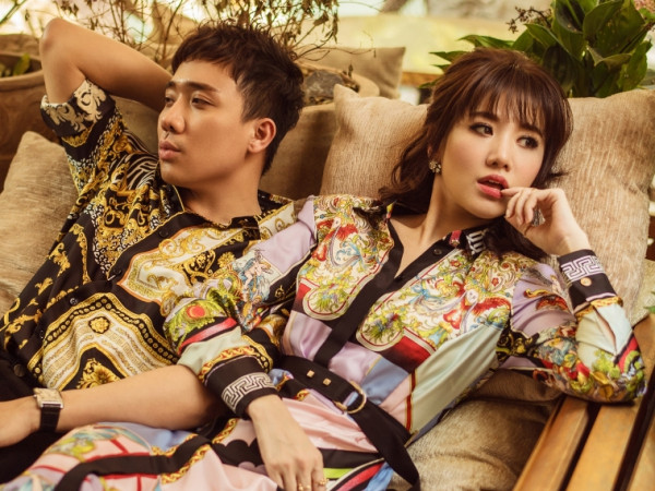 Cặp đôi Trấn Thành và Hari Won hạnh phúc trong bộ ảnh mới