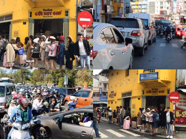 Giới trẻ xếp hàng dài chờ check-in chụp ảnh, Đà Lạt "quá tải" dịp nghỉ Tết Dương lịch