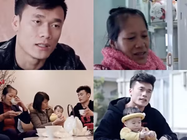 Thủ môn Bùi Tiến Dũng nghẹn ngào chia sẻ khoảnh khắc về nhà ăn Tết sau cả năm xa quê