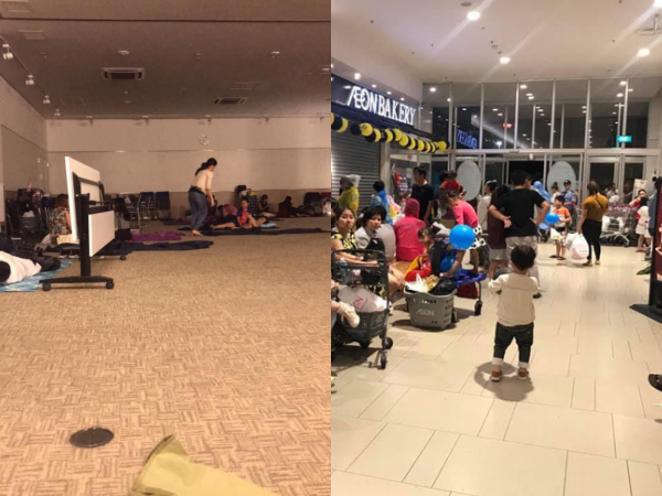 Hình ảnh xúc động: Trong cơn bão, TTTM ở Sài Gòn mở cửa cho người trú mưa ngủ qua đêm