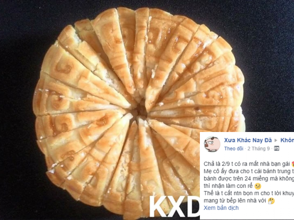 Ra mắt nhà người yêu dịp Trung thu: Chàng trai “dở khóc dở cười” với thử thách cắt bánh... không nát