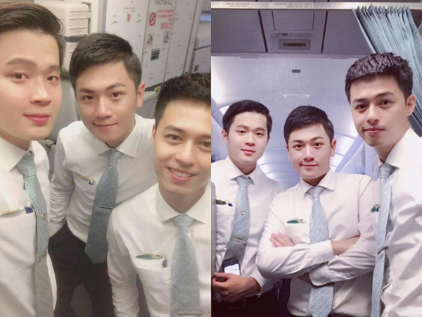 3 chàng tiếp viên hàng không Việt khiến chị em quên mệt vì quá... điển trai