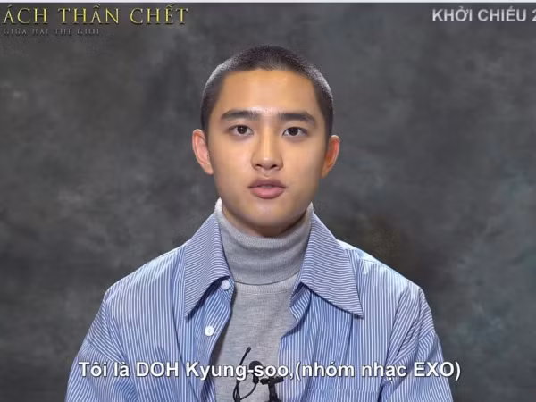 D.O. (EXO) cùng dàn diễn viên "Thử thách thần Chết" gửi lời chào khán giả Việt Nam