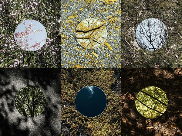 Ngỡ ngàng trước vẻ đẹp của tự nhiên qua tấm gương tròn