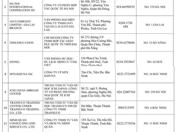Thêm 60 cơ sở tư vấn du học bị đình chỉ làm đại diện xin cấp visa Nhật Bản