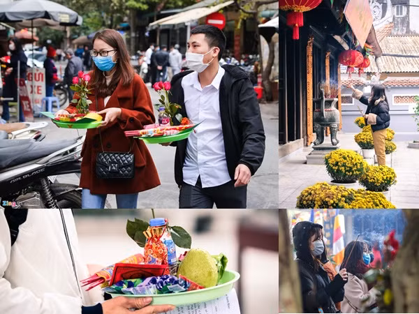 Nhiều năm lẻ bóng, cô gái tới chùa Hà cầu duyên trước ngày Valentine