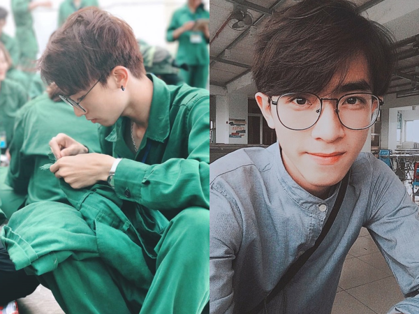 Anh chàng này đã khiến bao cô nàng "liêu xiêu" chỉ bằng một bức hình... ngồi khâu áo