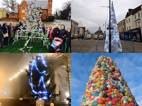 11 cây thông Noel hài hước nhất quả đất