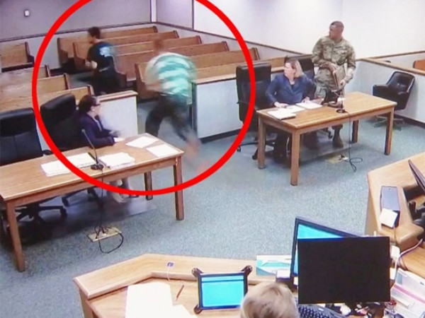 Chuyện lạ có thật: Thẩm phán truy đuổi bị cáo đào tẩu khỏi phòng xét xử như phim hành động