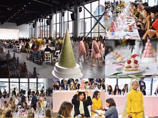 Show diễn đặc biệt: Khách vừa ăn bánh vừa xem trình diễn thời trang