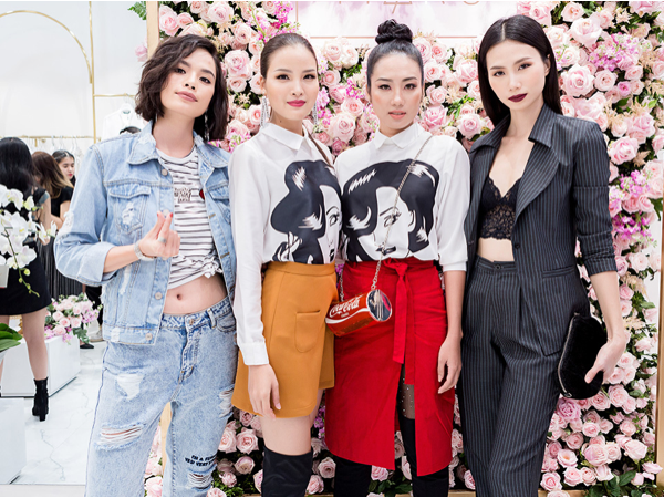 Dàn mỹ nhân của "The Face" và "Next Top" bất ngờ "chạm trán" tại sự kiện