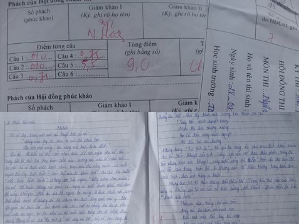 Bài văn điểm cao sử dụng trích dẫn từ tiểu thuyết ngôn tình gây bão mạng xã hội