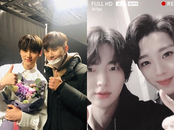 Park Seo Joon và Ahn Jae Hyun đến cổ vũ chuỗi concert cuối cùng của Wanna One