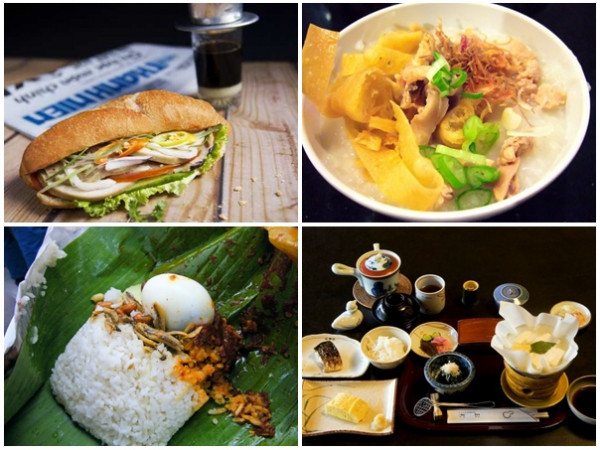 Bữa sáng ở các quốc gia châu Á khác nhau như thế nào?