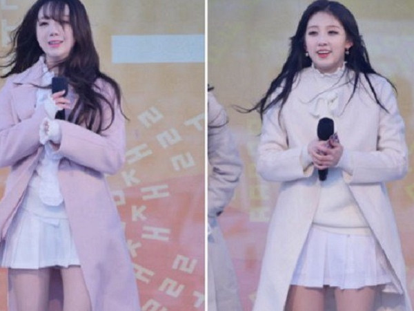 Khán giả xót xa khi nhìn Lovelyz phải mặc váy ngắn, co ro biểu diễn trong tiết trời lạnh giá