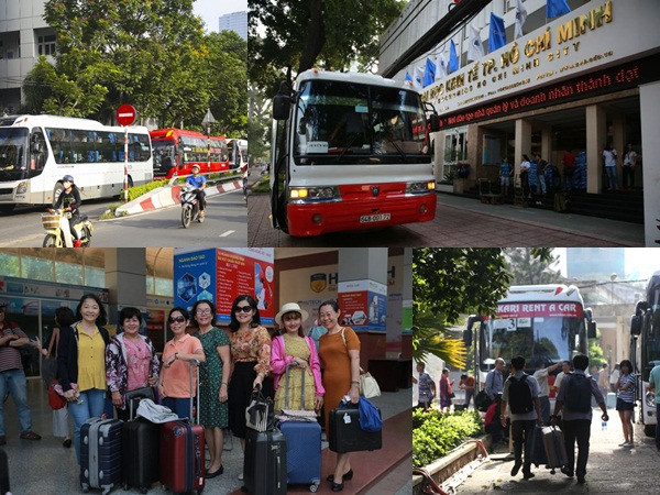 Hàng nghìn cán bộ, giảng viên Sài Gòn lỉnh kỉnh hành trang đi coi thi