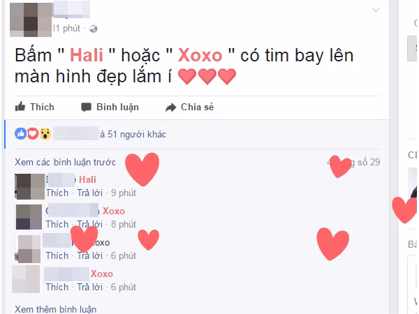 Rần rần trào lưu tim-bay-phấp-phới trên giao diện Facebook, bạn đã thử "tung tim" chưa?