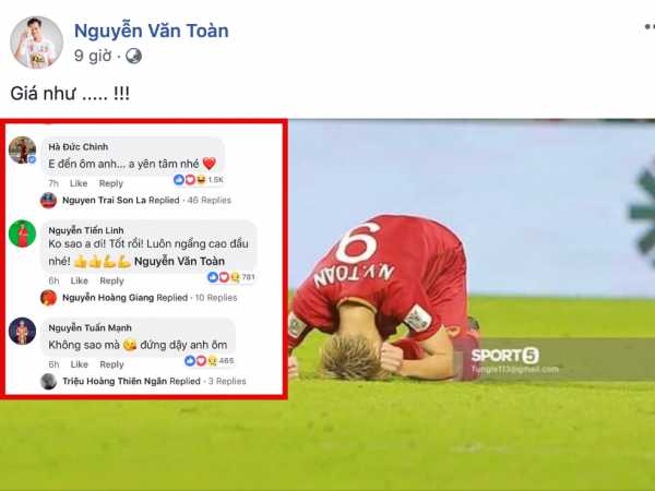  Văn Toàn cảm thán "Giá như...", các đồng đội vào an ủi: "Không sao mà, đứng dậy anh ôm"