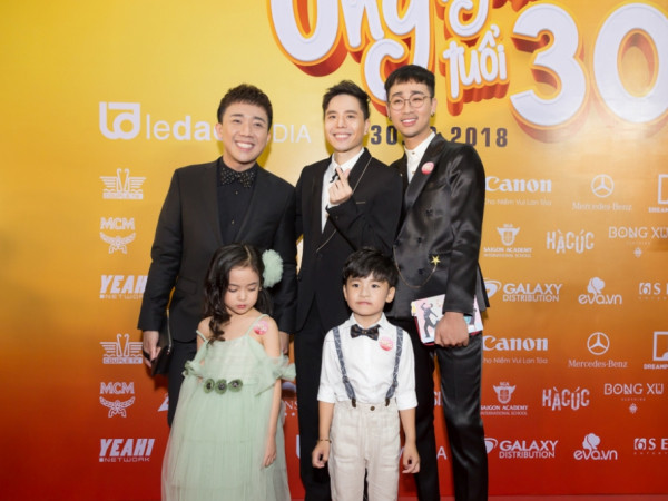 Loạt sao Việt đình đám đến ủng hộ vai chính đầu tay của "ông ngoại" Trịnh Thăng Bình