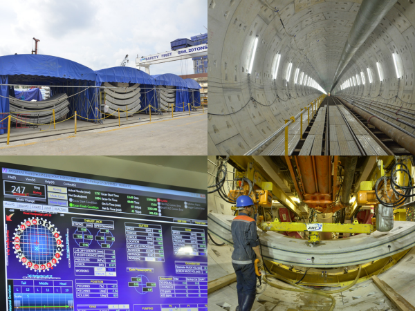 TP.HCM: Ngắm đường hầm metro trong lòng đất đang dần thành hình