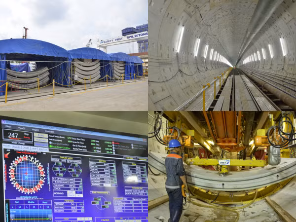 TP.HCM: Ngắm đường hầm metro trong lòng đất đang dần thành hình