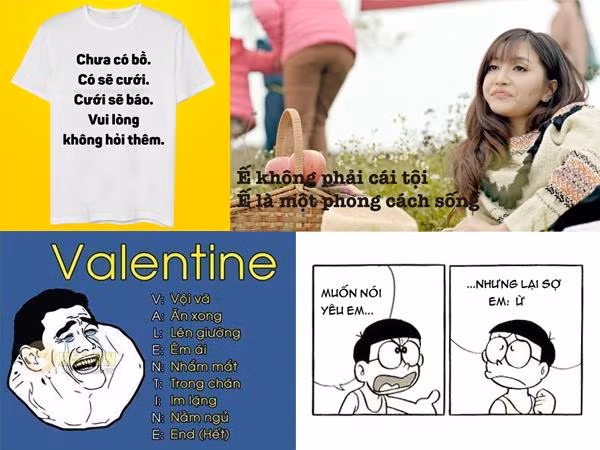 Chùm ảnh vui: Những nỗi lòng mùa Va-linh-tinh chỉ "hội F.A" mới hiểu