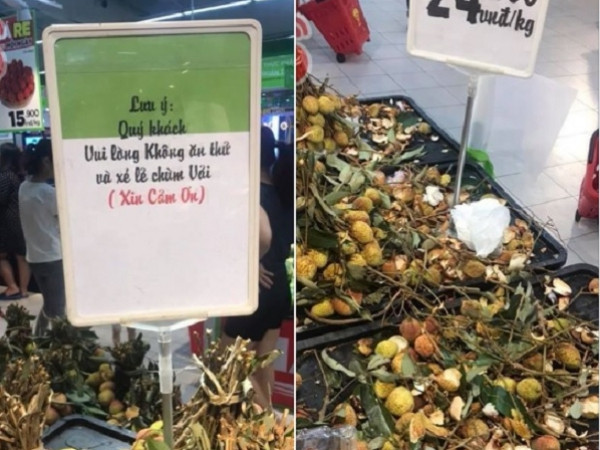 Ngán ngẩm ý thức kém khi đi siêu thị: Ăn thử đồ rồi vứt rác bừa bãi