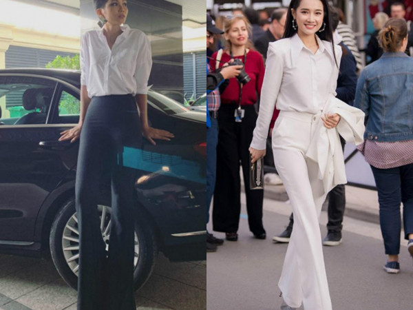 H'Hen Niê - Nhã Phương dùng chung một chiêu để "chân dài như được photoshop"