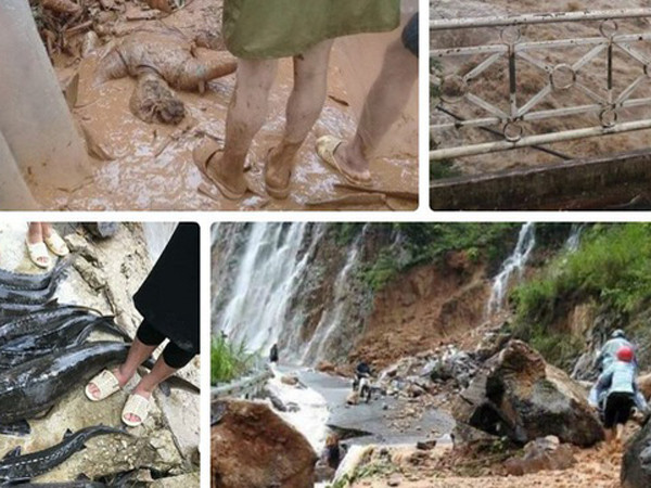 Những hình ảnh thắt lòng sau trận lũ quét ở miền Bắc khiến 13 người chết và mất tích