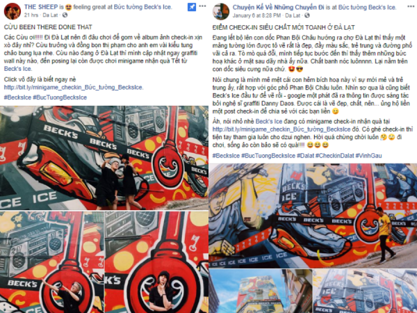 Giới trẻ thích thú check-in bức tường nghệ thuật mới tại Đà Lạt