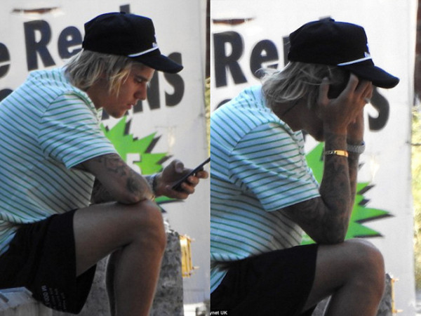 Justin Bieber tỏ ra căng thẳng trước màn ra mắt bố mẹ vợ